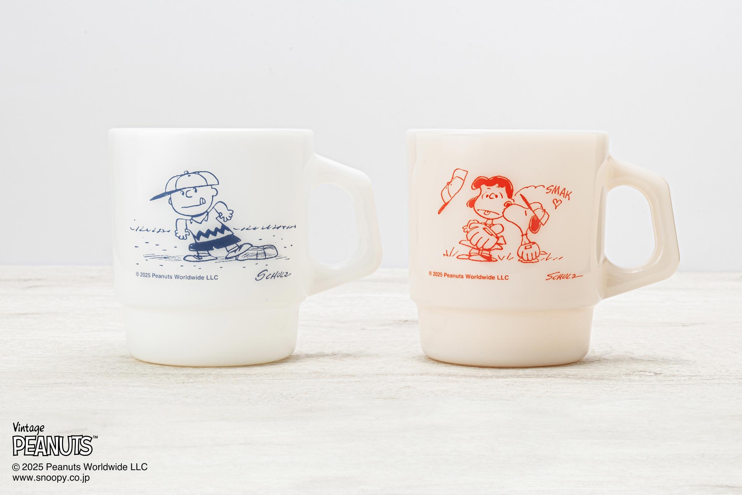 Fire-King スタッキングマグ Peanuts