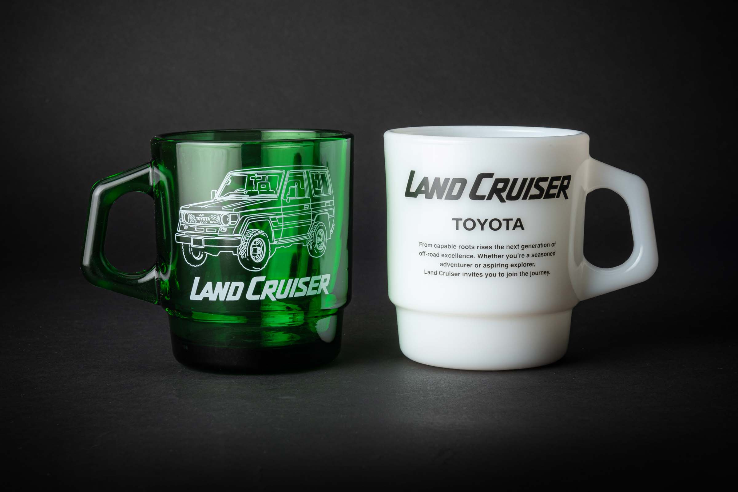 LAND CRUISER × Fire-King スタッキングマグ “OUTLINE”