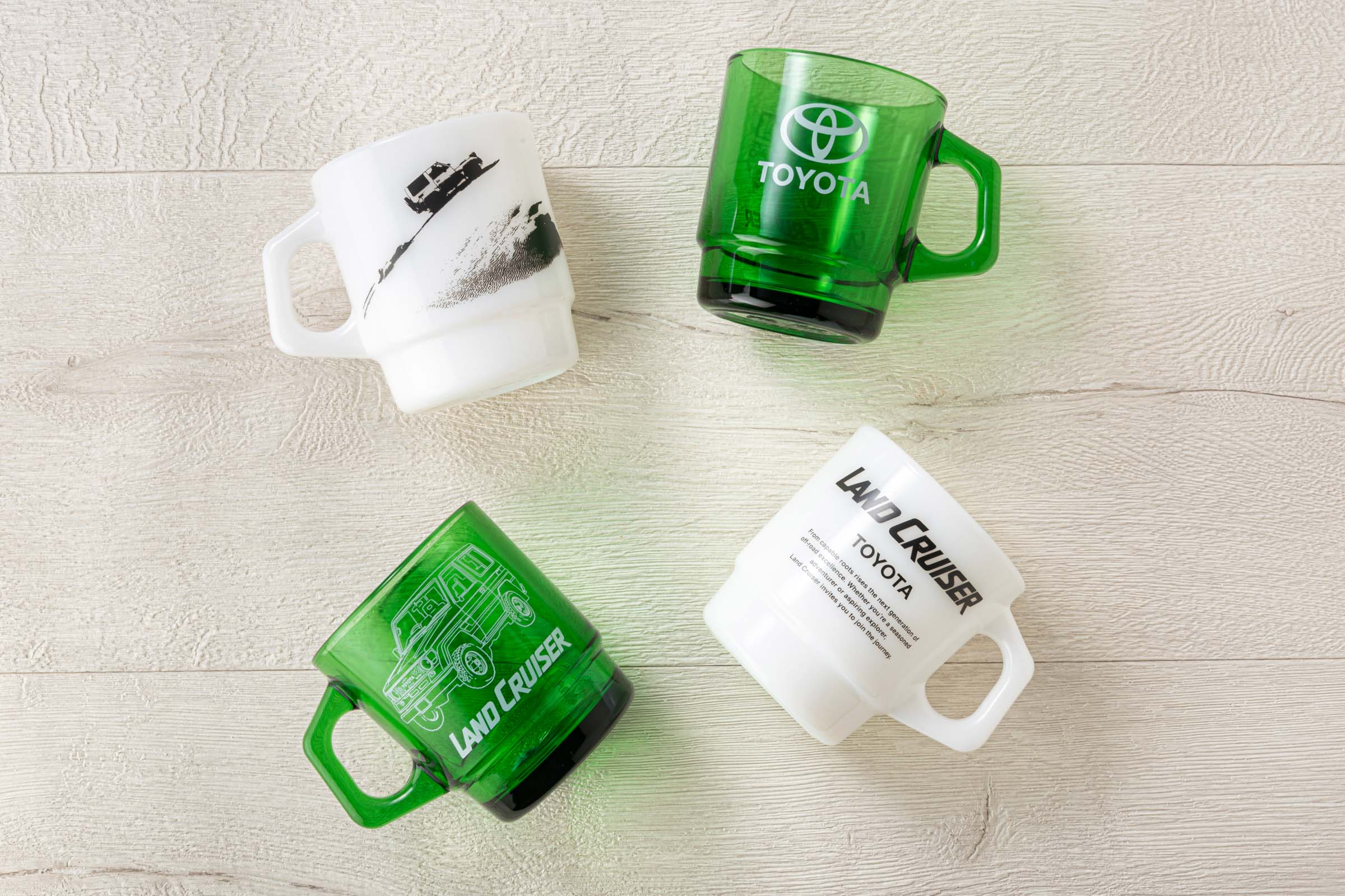 LAND CRUISER × Fire-King スタッキングマグ “OUTLINE”