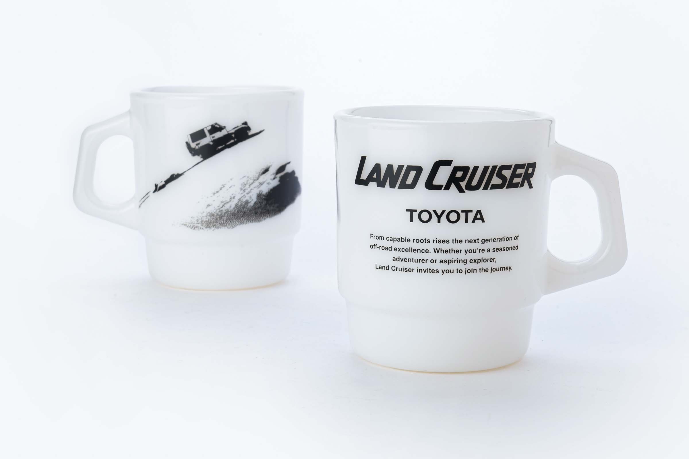 LAND CRUISER × Fire-King スタッキングマグ “DUNE” ミルクホワイト